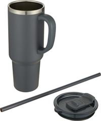 TAZZA TERMICA RICICLATA CON CANNUCCIA DA 1200ML
